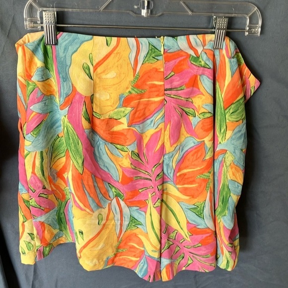 Fashion Nova: Multicolor Off-Shoulder Top and Shorts Set- Pockets- zipper- XL - Picture 8 of 16